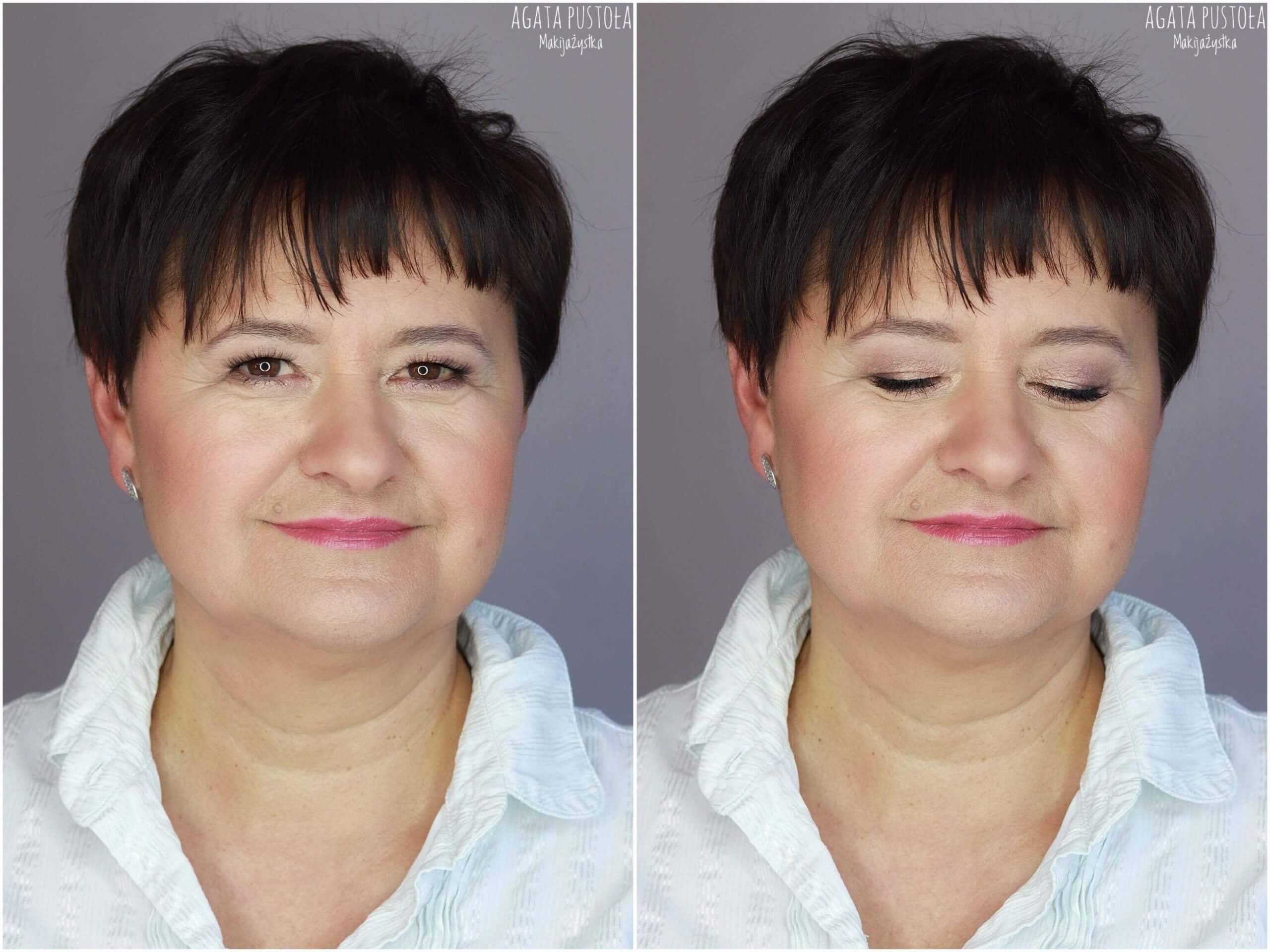 makijaż kobiety dojrzałej - prezent dla mamy